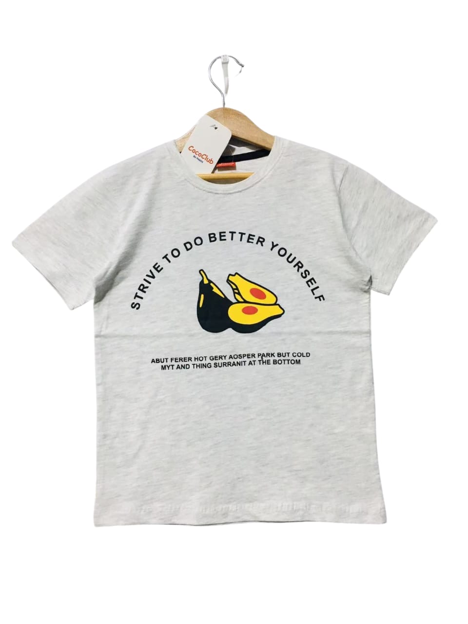 Strive Better Oatmeal T-Shirt Boys
