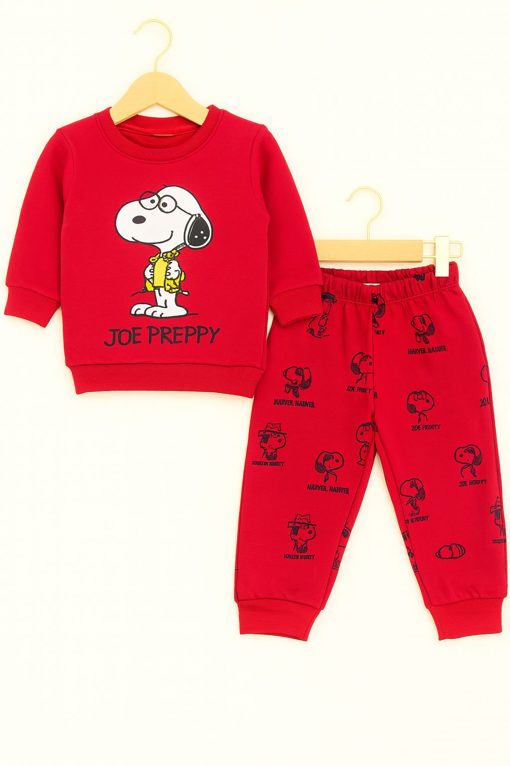 Joe Preppy red track suit-Boys (R-53)