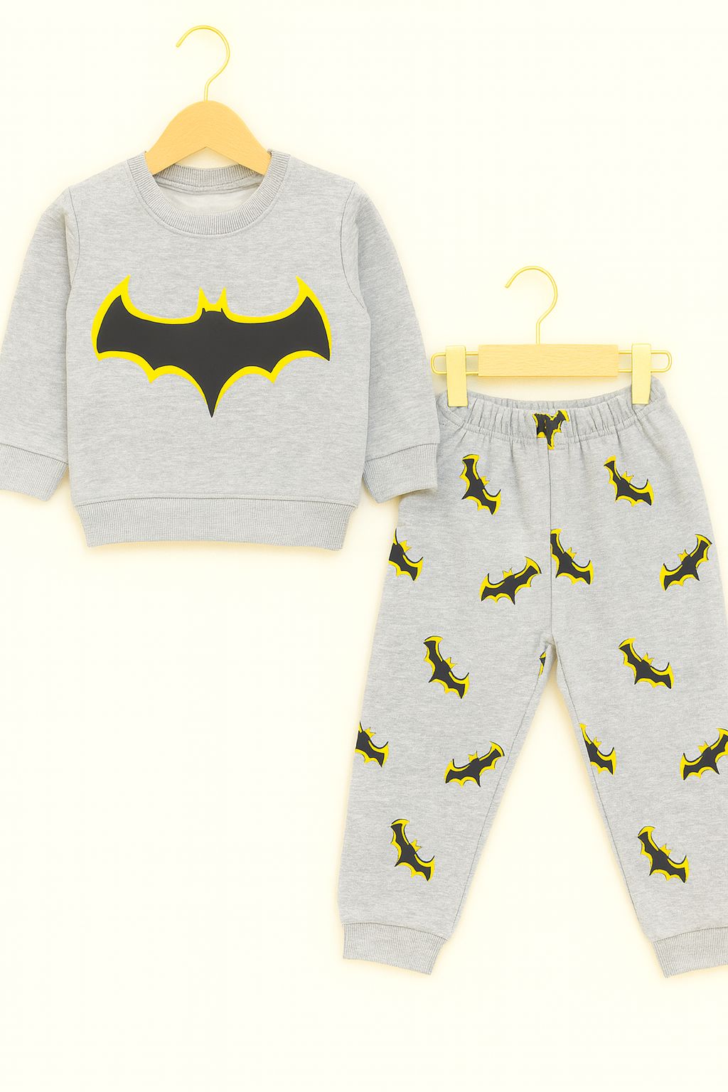 Batman print gray track suit-Boys (R-52)