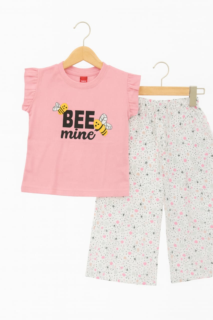 BEE mine baby T-shirt & flapper- Girls