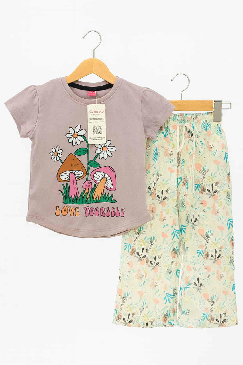 Love Yourself falsa T-shirt & flapper- Girls