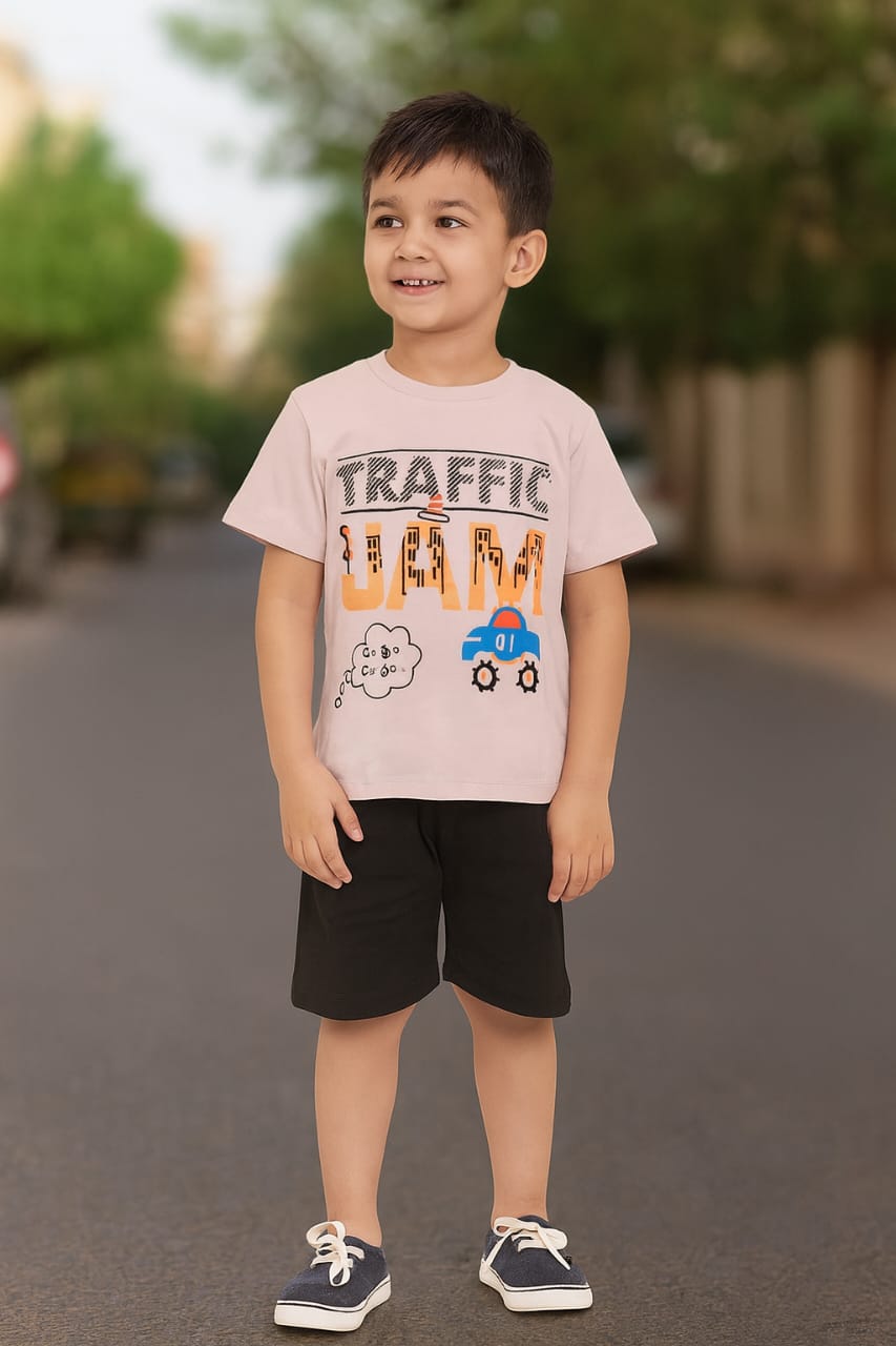 Traffic Jam Light Purple Nicker Suit Boys