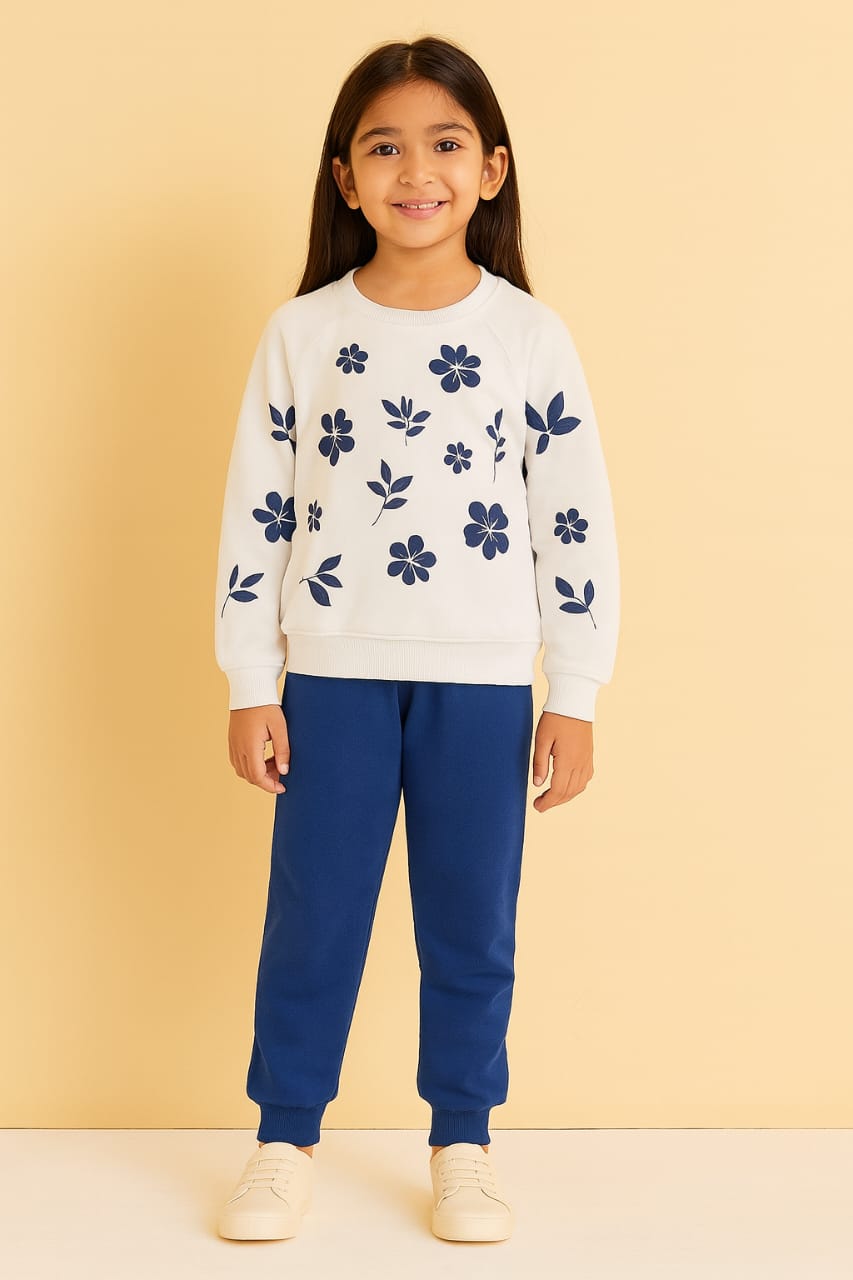 Blue blossom track suit- Girls (R-15)
