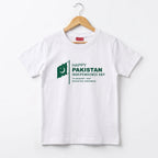 Azadi Special Boys Printed Flag Bearer Independence Day Shirt - White