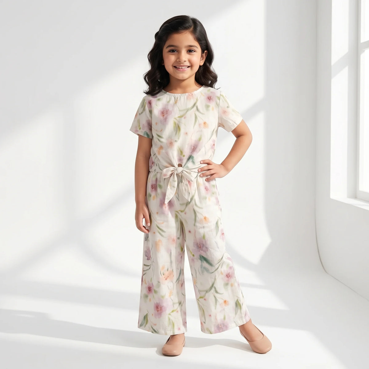Multiple color Tulip Half Sleeveless Skate Fish-Girls (25N)