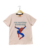 Amazing Spiderman Peach T-shirt Boys