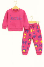 Barbie pink Track suit-Girls (R-10)