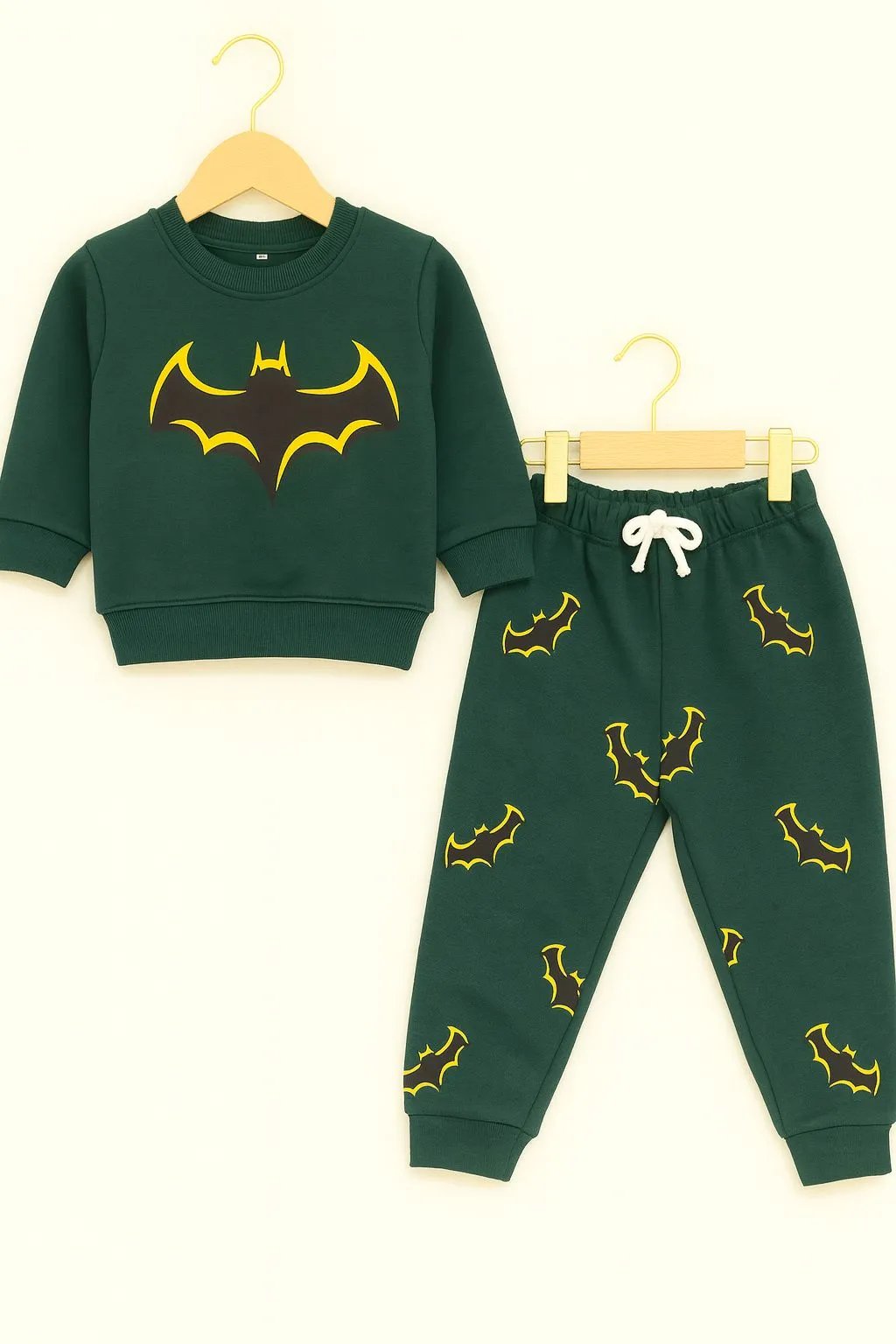 Batman print dark green track suit- Boys(R-48)
