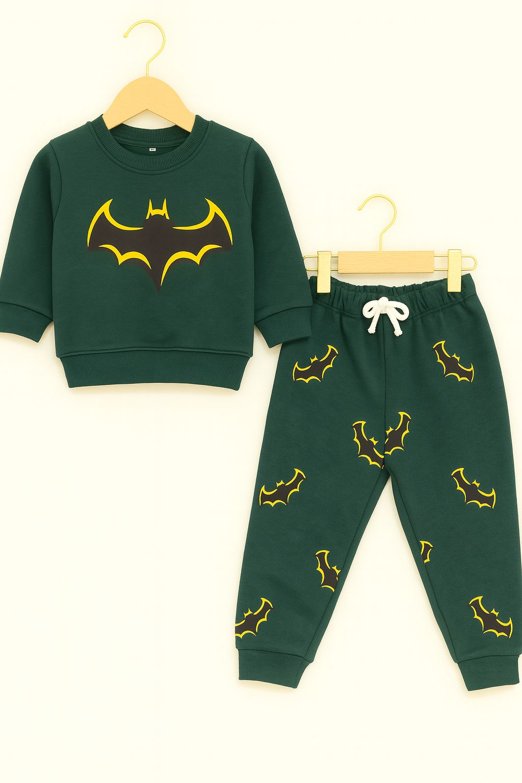 Batman print dark green track suit- Boys(R-48)