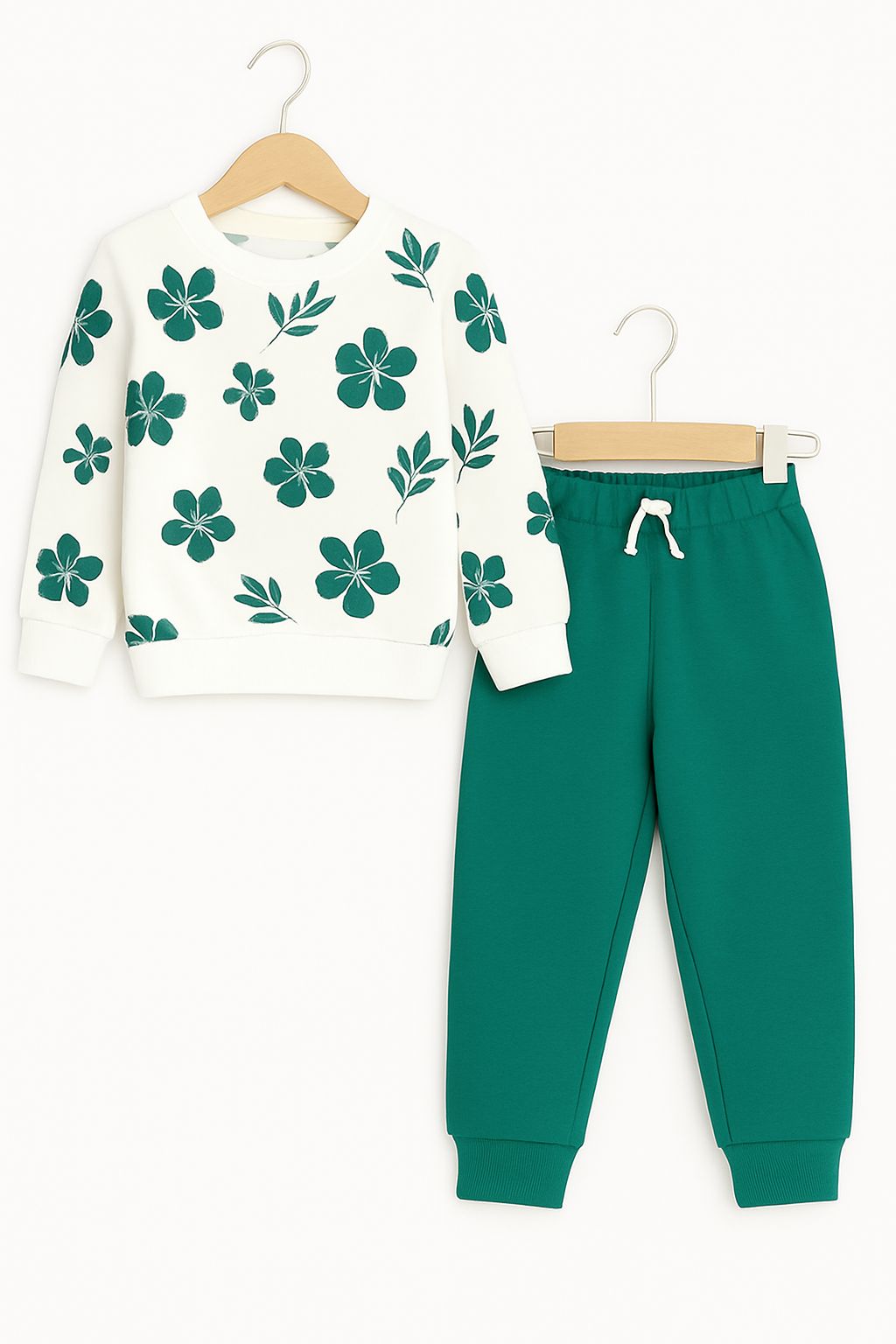 Blossom chic set white track suit- Girls (R-16)