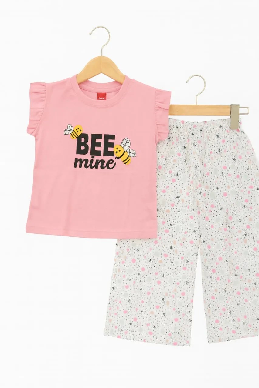 BEE mine baby T-shirt & flapper- Girls