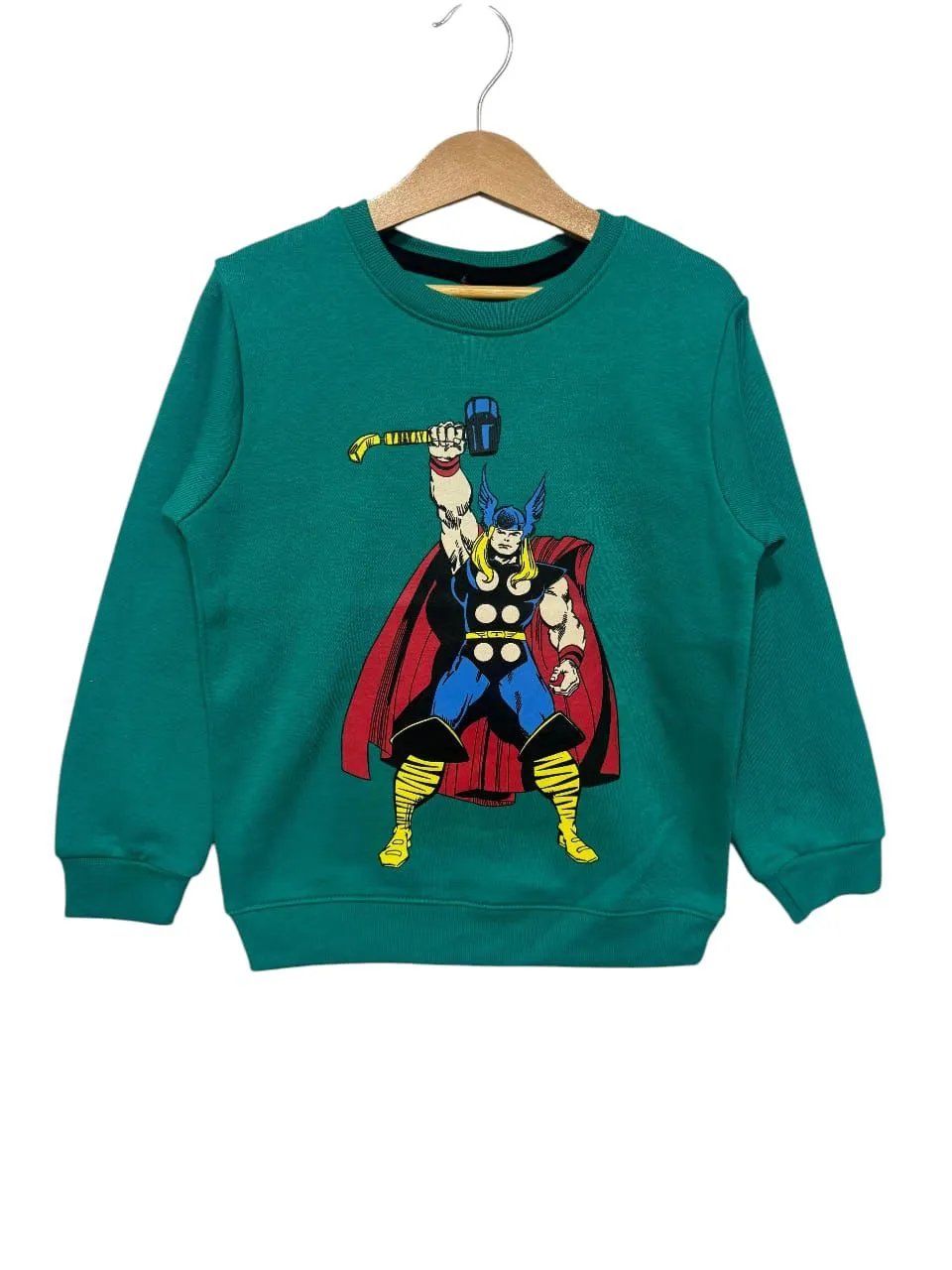 Thor print Teal Sweatshirt- Boys (63N)