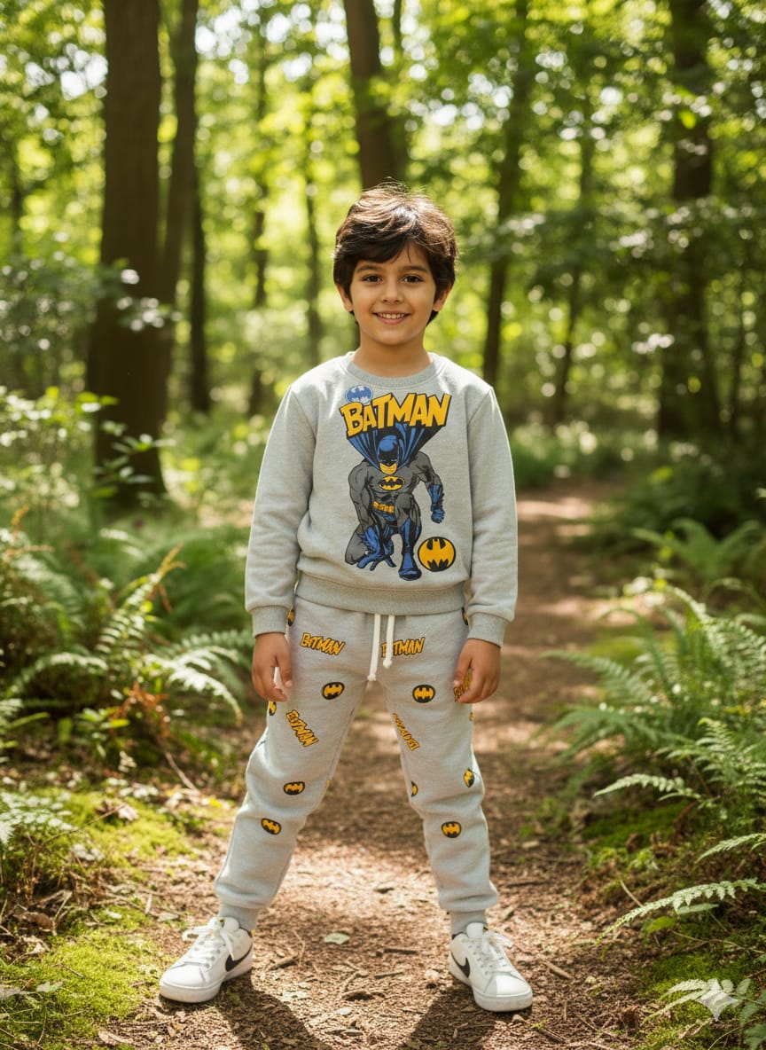 Batman hero gray track suit- Boys (R-54)