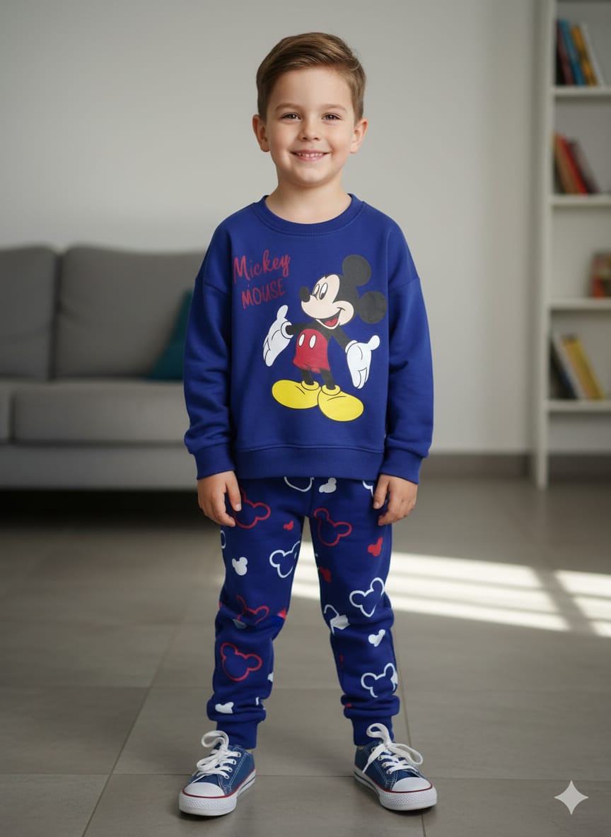 Mickey mouse dark blue track suit- Boys (R-45)
