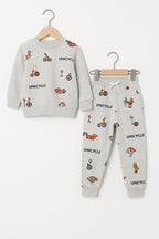 UNICYCLE light gray track suit- Boys