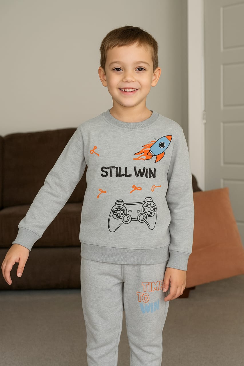 Still win gam gray track suit- Boys