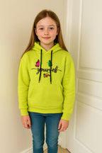 Yourself light parrot hoodie- Girls(R-124)