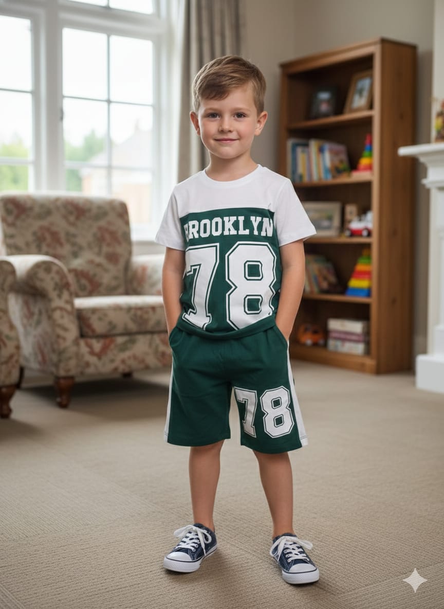 Brooklyn champ green nicker suit- Boys