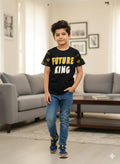 Future kng black T-shirt- Boys