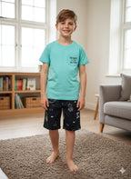 Cool World Ferozi Nicker Suit-Boys