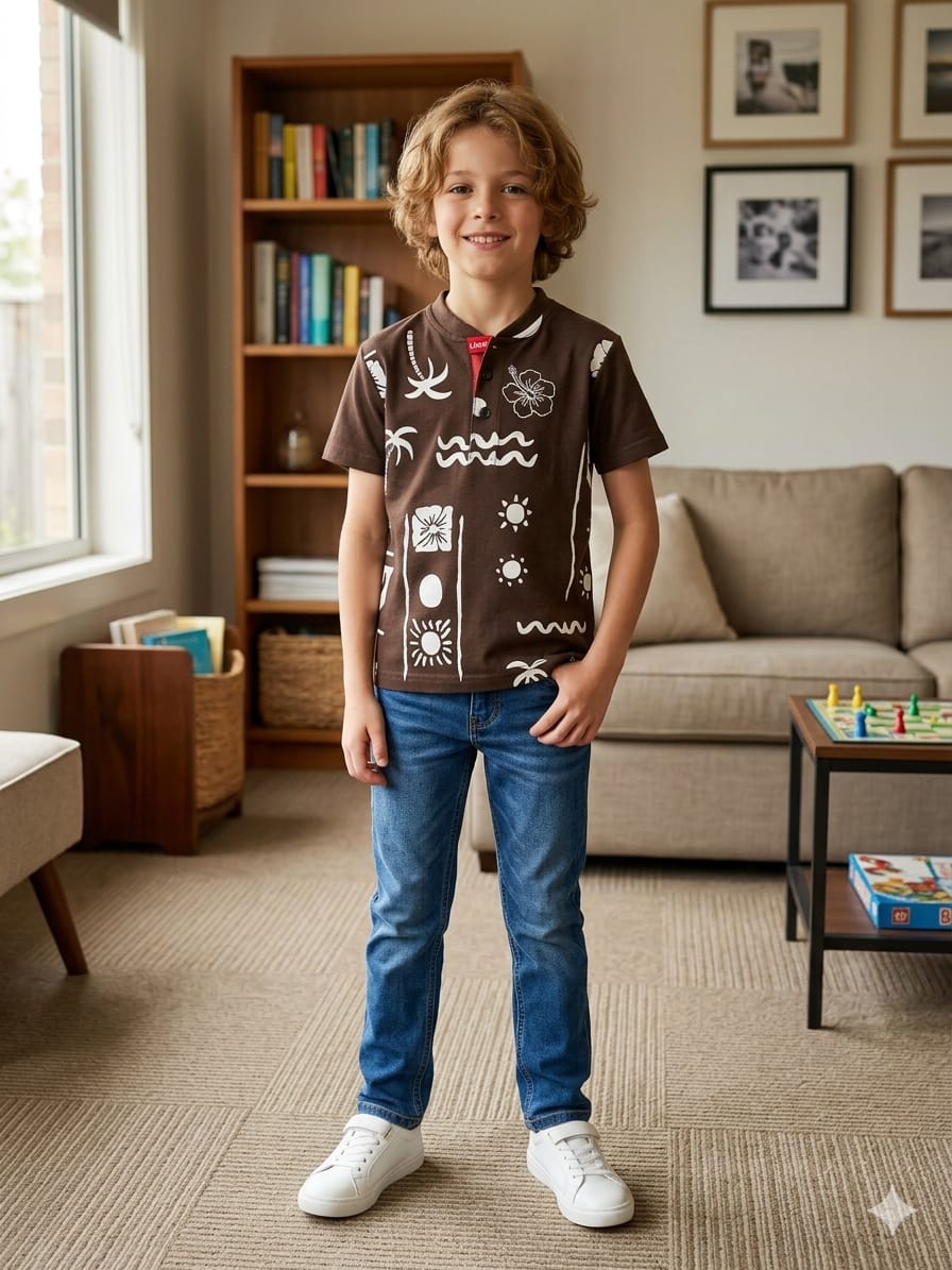 Hello Summer Chocalate T-shirt- Boys