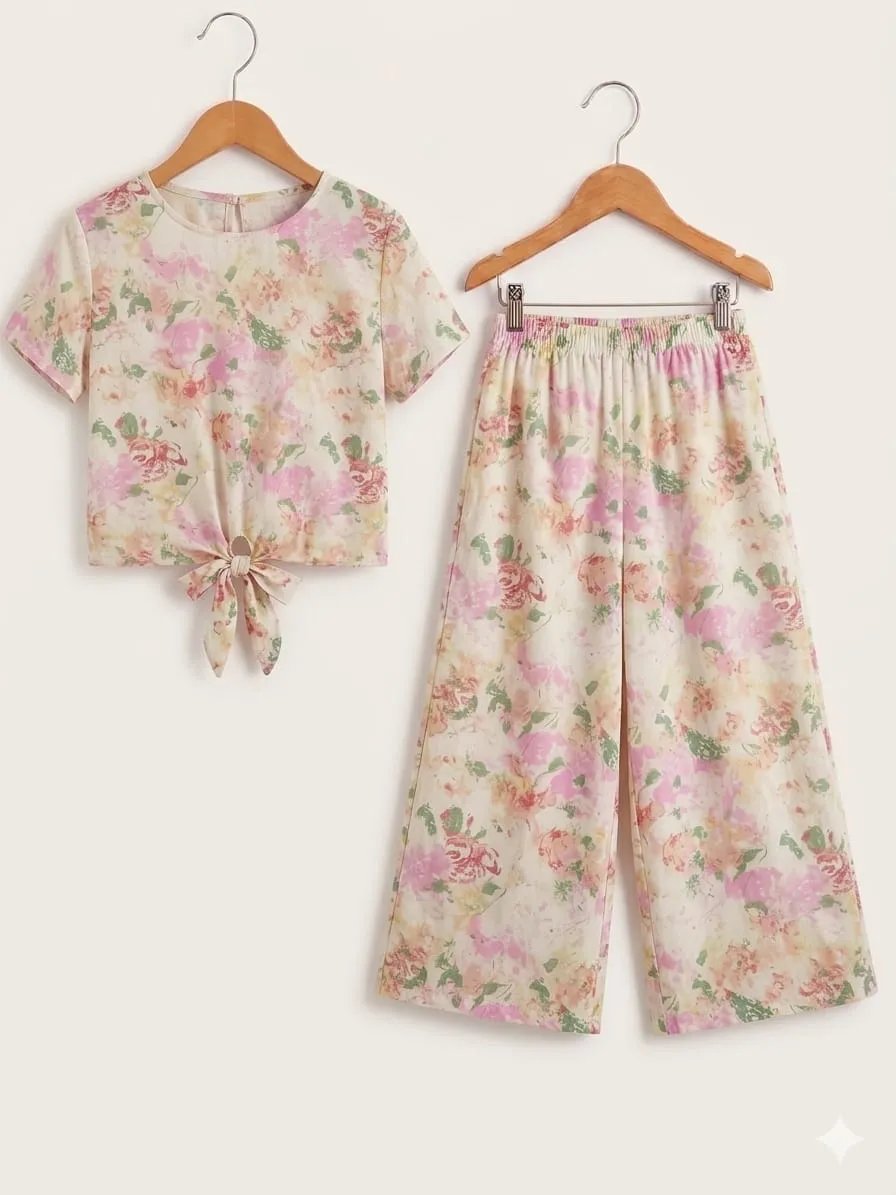 Pink Rose Flowers Print Skin Skate Fish- Girls