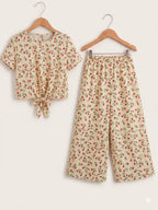 Spring Blossom Cream Skate Fish- Girls