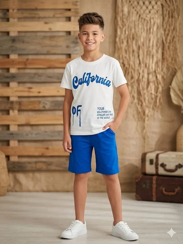 California White Nicker Suit for Boys (46N)