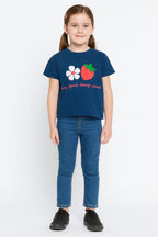 Very Good Thing Ahed Navy T-Shirt Girls