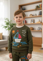 Soil away with me mehndi track suit- Boys(R-42,83)