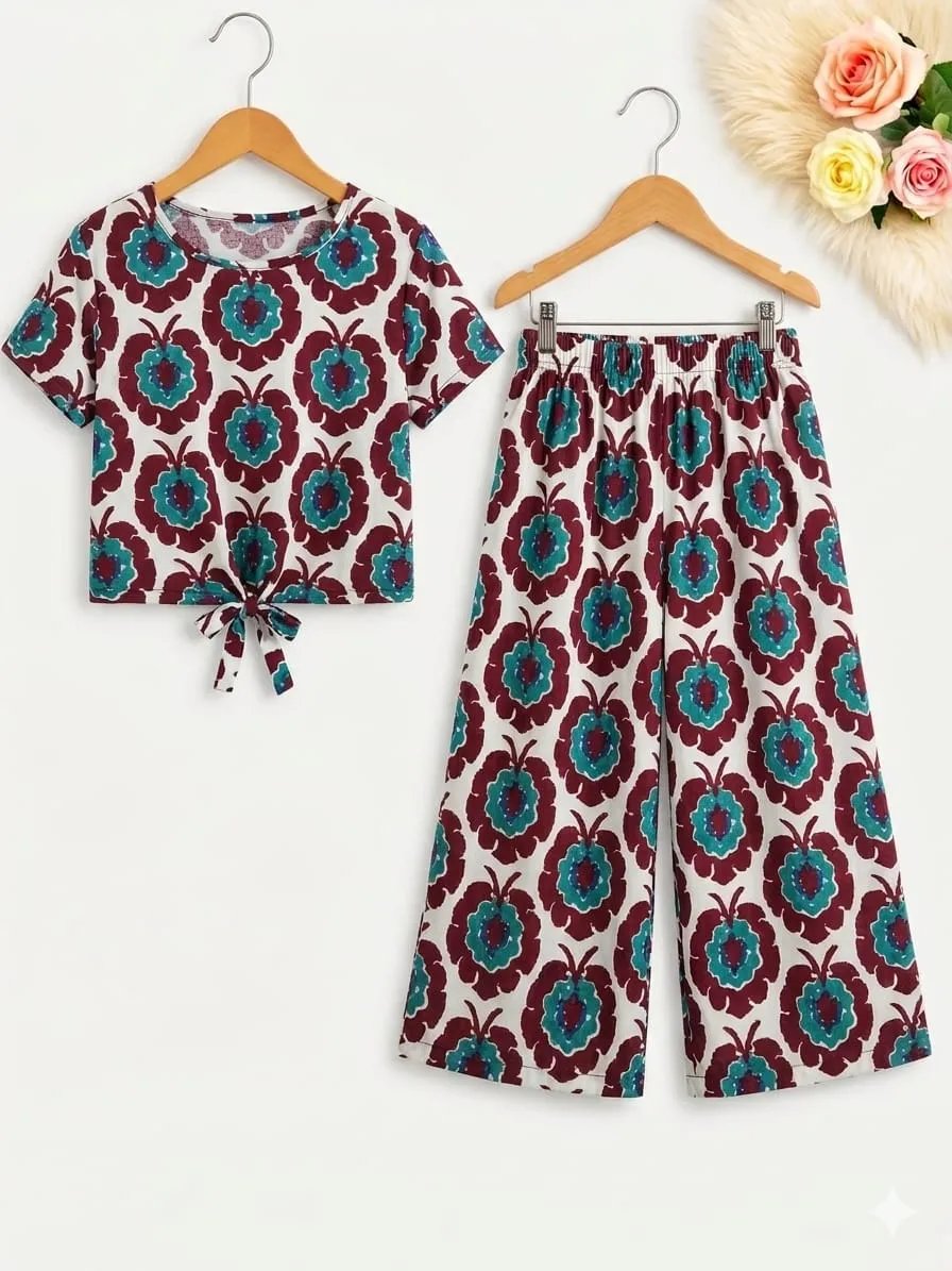 Multiple Sun Flowers Half Sleeveless Skate Fish-Girls