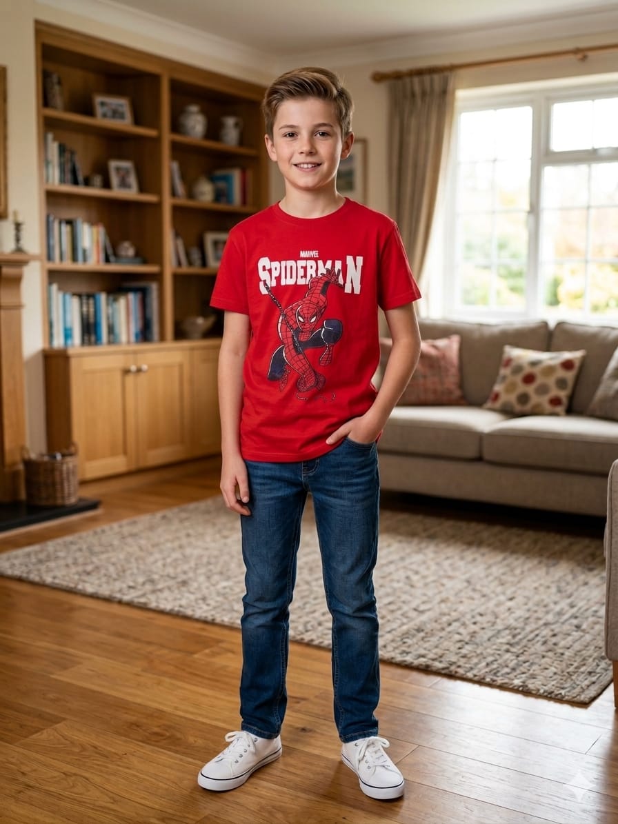 Spiderman Red T-Shirt-Boys