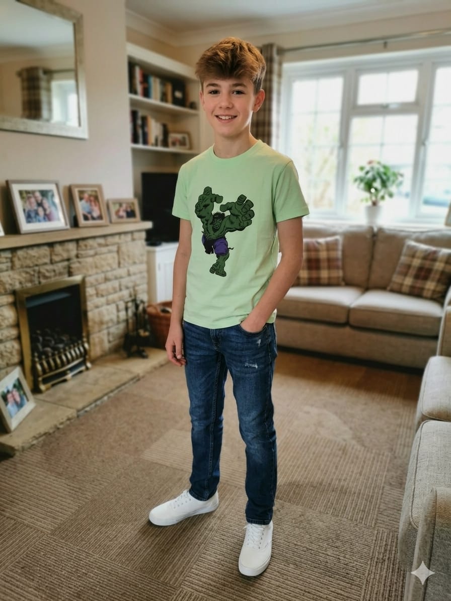 Hulk Green T-Shirt Boys